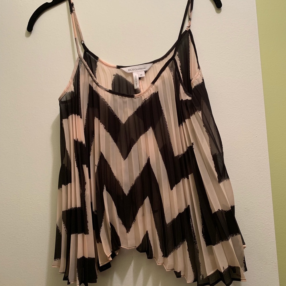 Black & Nude sheer crop tank top